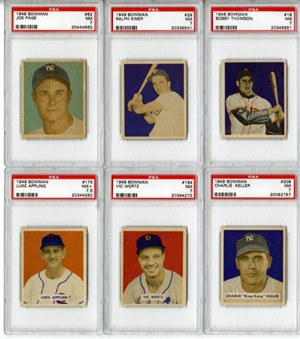 1949 Bowman Baseball Collection PSA NM 7 (18 diff.)